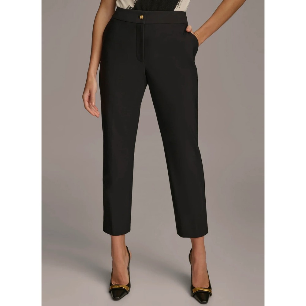 Donna Karan New York Womens Slim Leg Ankle Length Pant Size 6